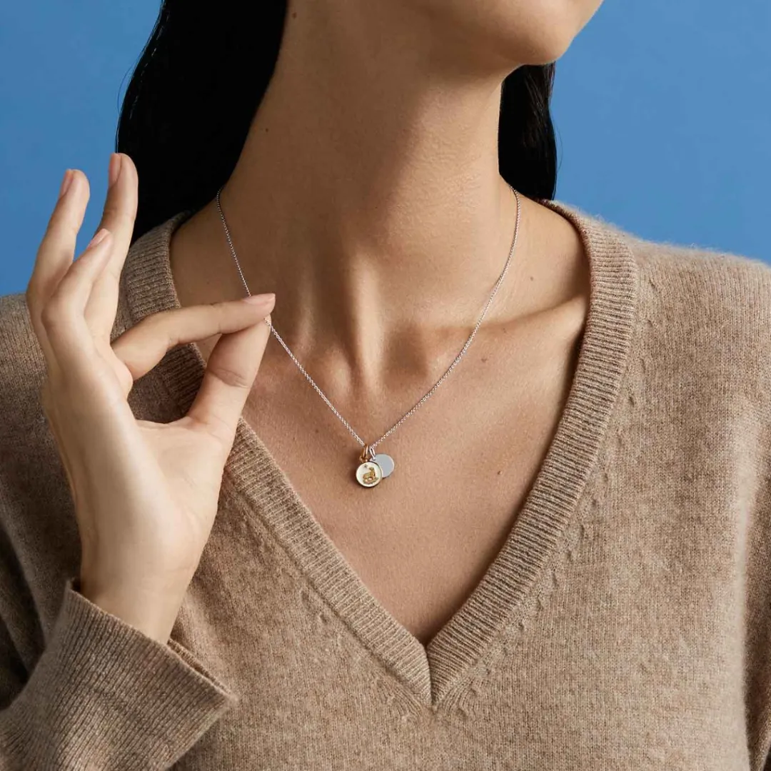 New Arthus Bertrand Pendentif Or Jaune Ours - Ivoire