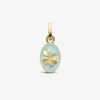 Fashion Arthus Bertrand Pendentif Or Jaune Trèfle - Bleu Ciel