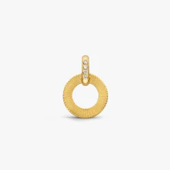 Hot Arthus Bertrand Pendentif Ruban Or Jaune et Diamants